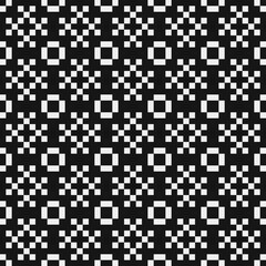 Fototapeta premium Abstract Cross Pattern Dots Logo generative computational art illustration