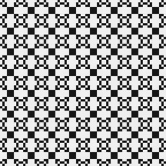 Fototapeta premium Abstract Cross Pattern Dots Logo generative computational art illustration