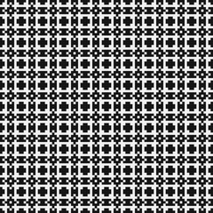 Fototapeta premium Abstract Cross Pattern Dots Logo generative computational art illustration