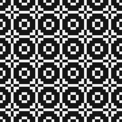 Abstract Cross Pattern Dots Logo generative computational art illustration