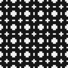 Abstract Cross Pattern Dots Logo generative computational art illustration