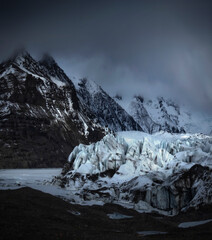 the cold landscapes of iceland