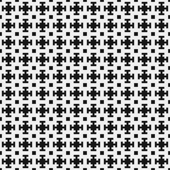 Fototapeta premium Abstract Cross Pattern Dots Logo generative computational art illustration