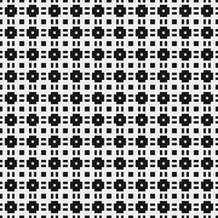 Fototapeta premium Abstract Cross Pattern Dots Logo generative computational art illustration