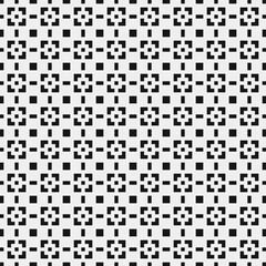 Fototapeta premium Abstract Cross Pattern Dots Logo generative computational art illustration