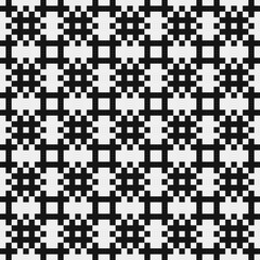 Fototapeta premium Abstract Cross Pattern Dots Logo generative computational art illustration