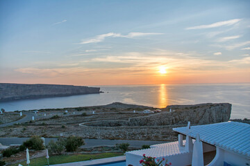 A beautiful sunset in Menorca
