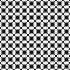 Fototapeta premium Abstract Cross Pattern Dots Logo generative computational art illustration