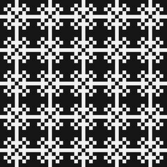 Abstract Cross Pattern Dots Logo generative computational art illustration