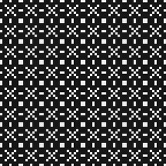 Fototapeta premium Abstract Cross Pattern Dots Logo generative computational art illustration