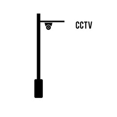 CCTV, Security Camera Icon Template Illustration Design