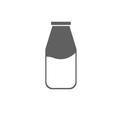 milk bottle icon image illustration