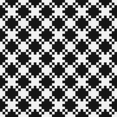 Abstract Cross Pattern Dots Logo generative computational art illustration