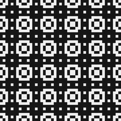 Fototapeta premium Abstract Cross Pattern Dots Logo generative computational art illustration