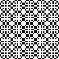 Fototapeta premium Abstract Cross Pattern Dots Logo generative computational art illustration