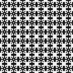 Fototapeta premium Abstract Cross Pattern Dots Logo generative computational art illustration