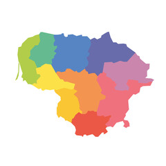 Lithuania - map of counties