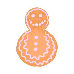 christmas snowman ginger cookies funny cartoon new year snack