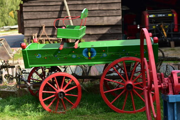 Traditional Kashubian carriage, Poland.