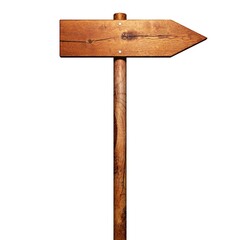 Wegweiser aus Holz