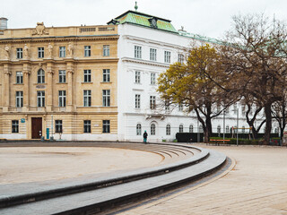 Karlsplatz Wien während des COVID-19 Lockdowns