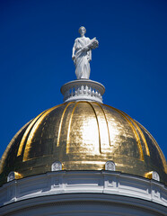 Vermont statehouse dome with Ceres statue © Jim
