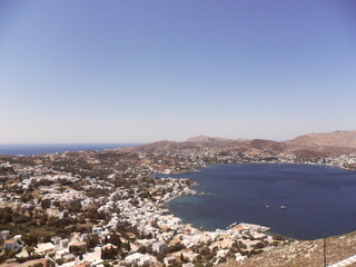Island hopping between the beautiful beaches and mountains of Kalymnos, Leros and Lipsi in the Mediterranean Sea, Greece