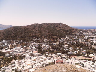 Island hopping between the beautiful beaches and mountains of Kalymnos, Leros and Lipsi in the...