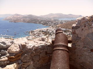 Island hopping between the beautiful beaches and mountains of Kalymnos, Leros and Lipsi in the...