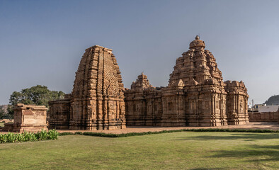 architectural complex in Pattadakal of the 8th century, the climax in the development of the Hindu...
