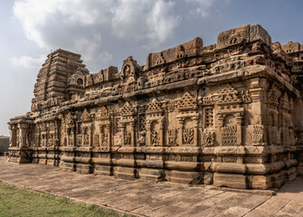 Papanatha Temple is located separately from the main group of Pattadakal temples