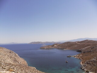 Island hopping between the beautiful beaches and mountains of Kalymnos, Leros and Lipsi in the...