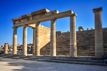 The Acropolis of the ancient city of Linda, built in the 8th - 6th centuries BC, is considered the second most important (after the Athenian) acropolis of Greece     