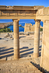 The Acropolis of the ancient city of Linda, built in the 8th - 6th centuries BC, is considered the...