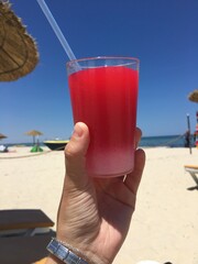 cocktail on the beach