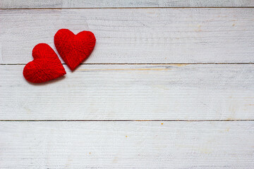 Background with wooden heart, Valentines day. Valentines day greeting card. Heart on a wooden background. Heart of love