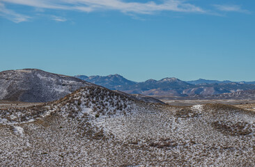 snow covered mountains