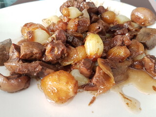 offals kidney, hearth, liver, spleen