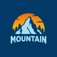 Mountain Outdoor Adventure Logo