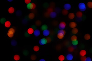abstract christmas lights