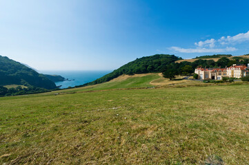 Fototapeta premium Valley of the Rocks, Exmoor, Lynton, Devon
