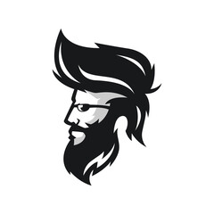 Beard Man Logo Design