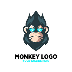 Monkey Cool Logo Design