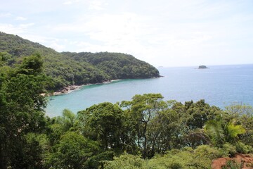 Beach in Ubatuba - Sao Paulo, Brazil