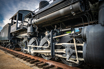 Fototapeta na wymiar 1910 Steam Locomotive