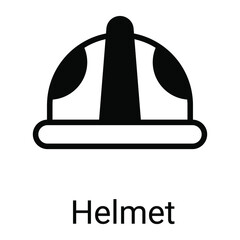 safety helmet vector icon
