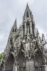 Fototapeta premium Rouen Saint-Ouen Abbey Church (Abbatiale Saint-Ouen, 1318 - 1537) - Gothic Roman Catholic church in Rouen, Normandy, France.