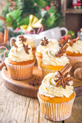 Christmas Eggnog Cupcakes