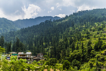 The various views of Jibhi Village