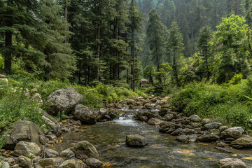 The various views of Jibhi Village